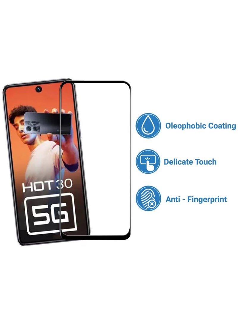 Tempered Glass Tempered Glass Screen Protector Compatible With Infinix hot 30 5g - Image 3