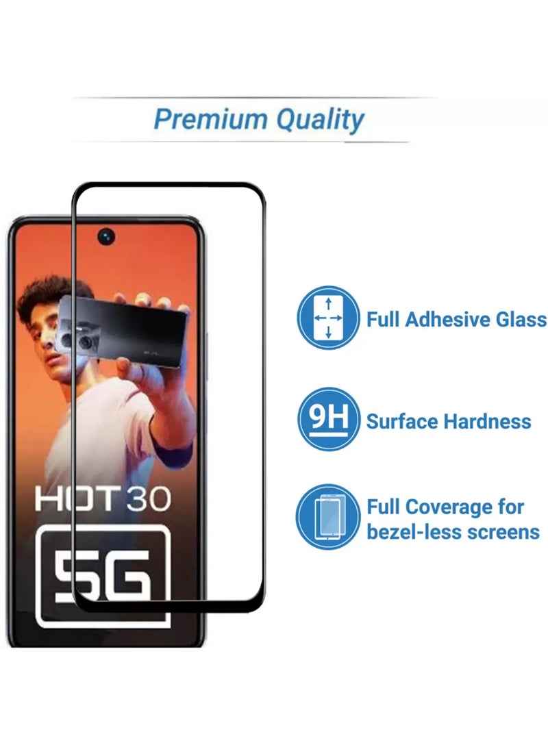 Tempered Glass Tempered Glass Screen Protector Compatible With Infinix hot 30 5g - Image 2
