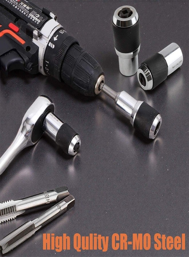 PPZ Tap Socket Set 3pcs with Adjustable Jaws, 3/8" Drive Tap Handle Tool for Reamers, Screw Extractors (#6-1/2"), Tap Extractor Set, Ratcheting Tap Handle - Image 5