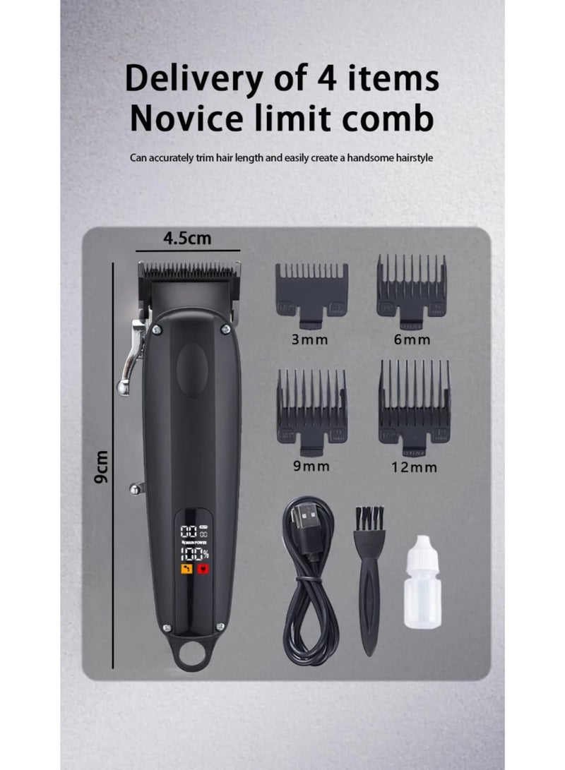 Professional Men’s Hair Clipper – Sharp Stainless Steel Blades with Powerful Motor for Precise Cutting - Image 4