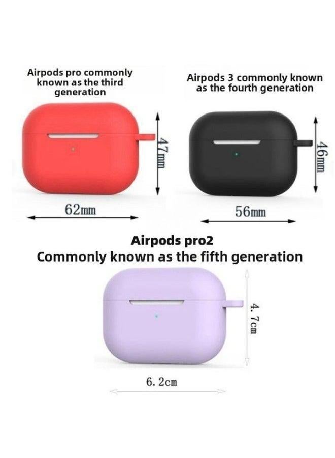 Airpodspro Earphone Case For Apple 3 Generation Bluetooth Headset Protective Cover Airpods Series Shell-Color:Pink-Applicable Model:Airpods Pro Boxed Mountaineering Buckle - Image 3
