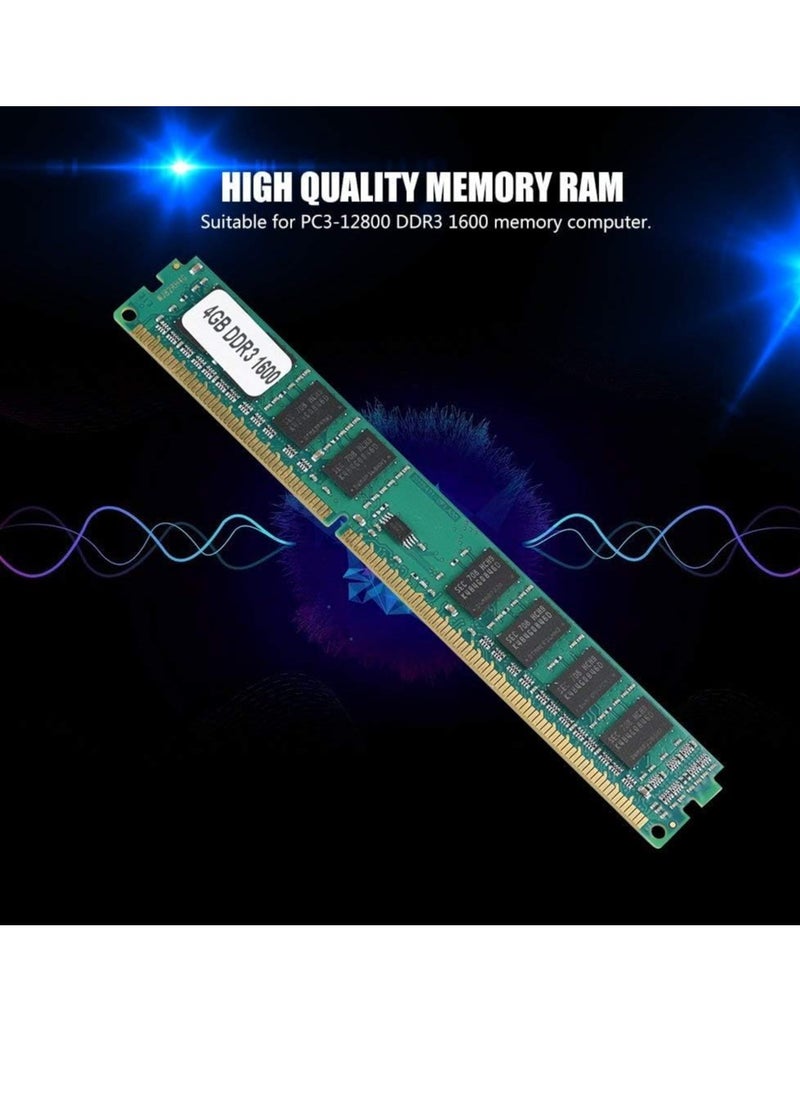 Generic MIAOGE Aconga Laptop Memory DDR3 PC3-12800, 240Pin Mini DDR3 4GB 1600Mhz Module Board RAM Designed for PC3-12800 Memory Computer Compatibility for Intel/AMD  - Image 4
