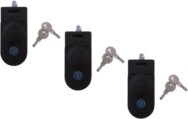 klarako3x Compression Latch Lock Large Horsebox Locker Door Tack Box Toolbox Black - Image 5