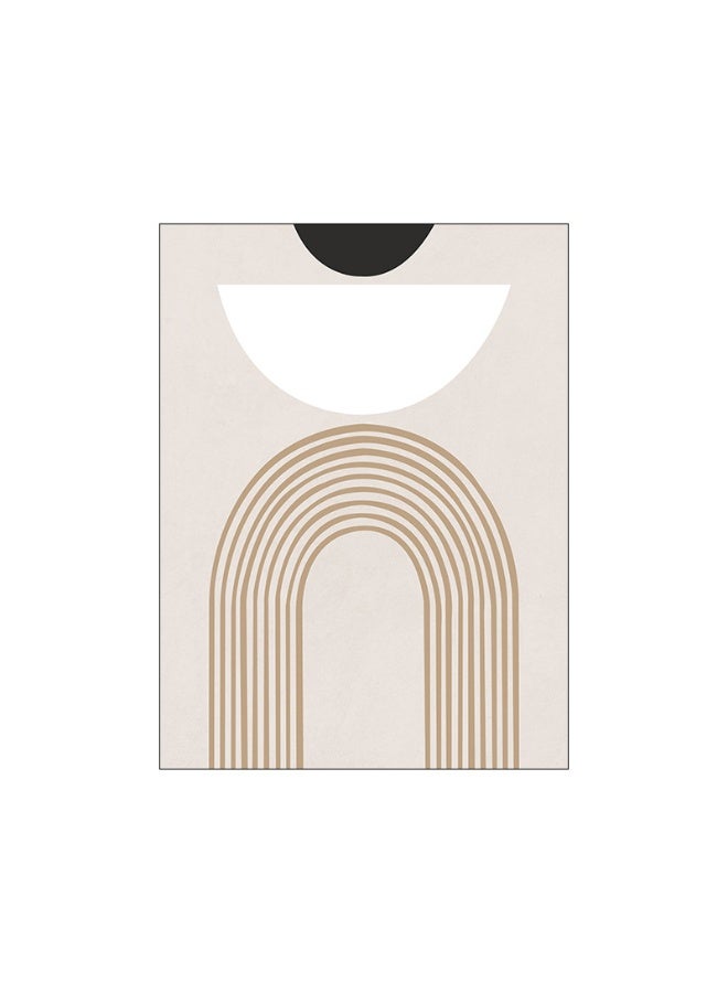 مجموعة من 3 لوحات جدارية من قماش القماش ممددة على إطار خشبي، لوحات أوراق النباتات الاستوائية المجرد، من أجل المنزل، غرفة المعيشة، ديكور المكتب - Image 5