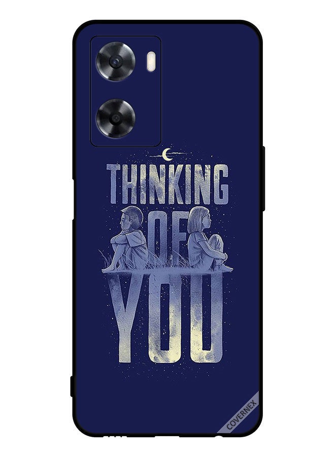 Covernex Protective Case Cover For Oppo A77 4G Thinking Of You - Image 1