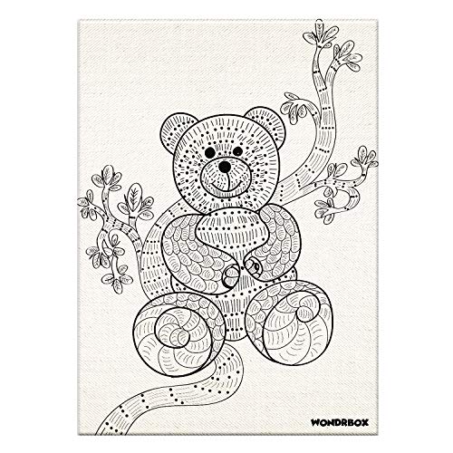 WONDRBOX Art and Craft Activity for Kids (Gond Canvas Art (Pack of 10)) - Image 2