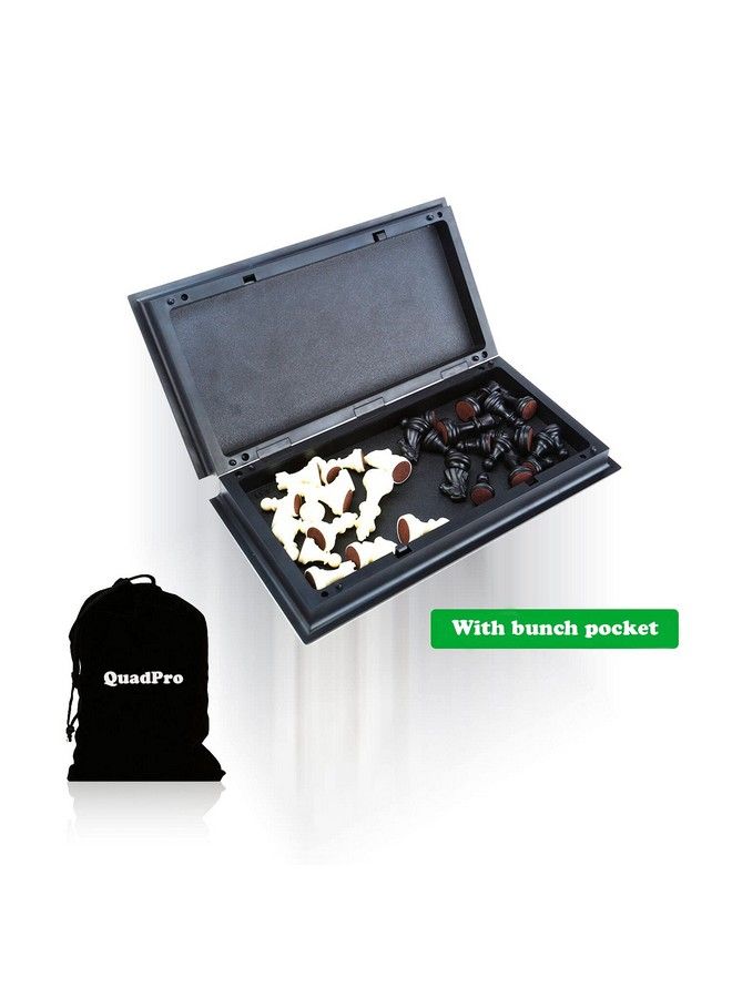 QuadPro Magnetic Travel Chess Set With Folding Chess Board Educational Toys For Kids And Adults 2 Players - Image 5