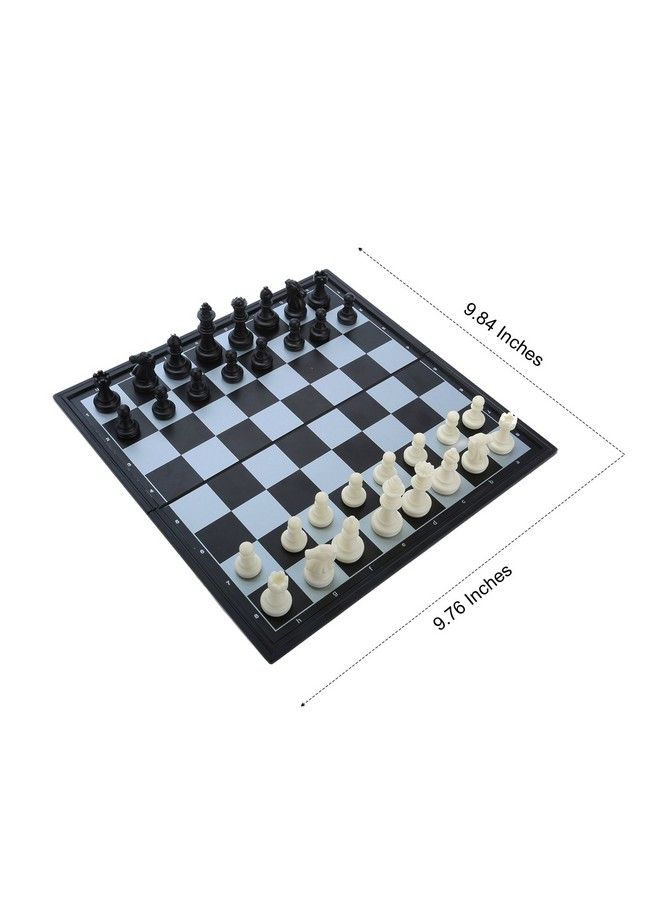 QuadPro Magnetic Travel Chess Set With Folding Chess Board Educational Toys For Kids And Adults 2 Players - Image 3
