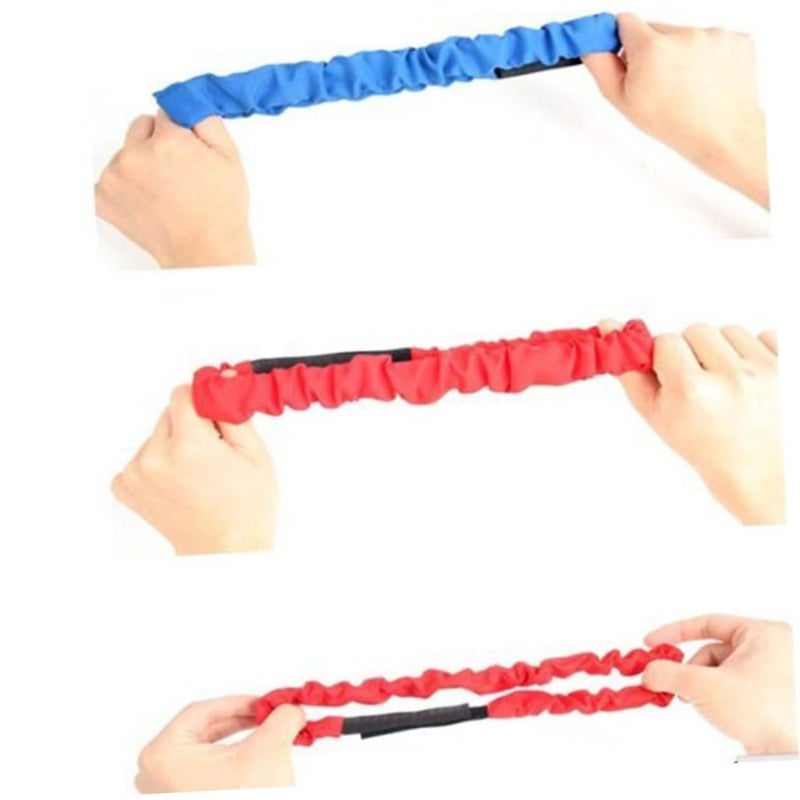 Elastic Tie Rope For Three Legged Race Game Outdoor Party Kids Relay Event - Image 5