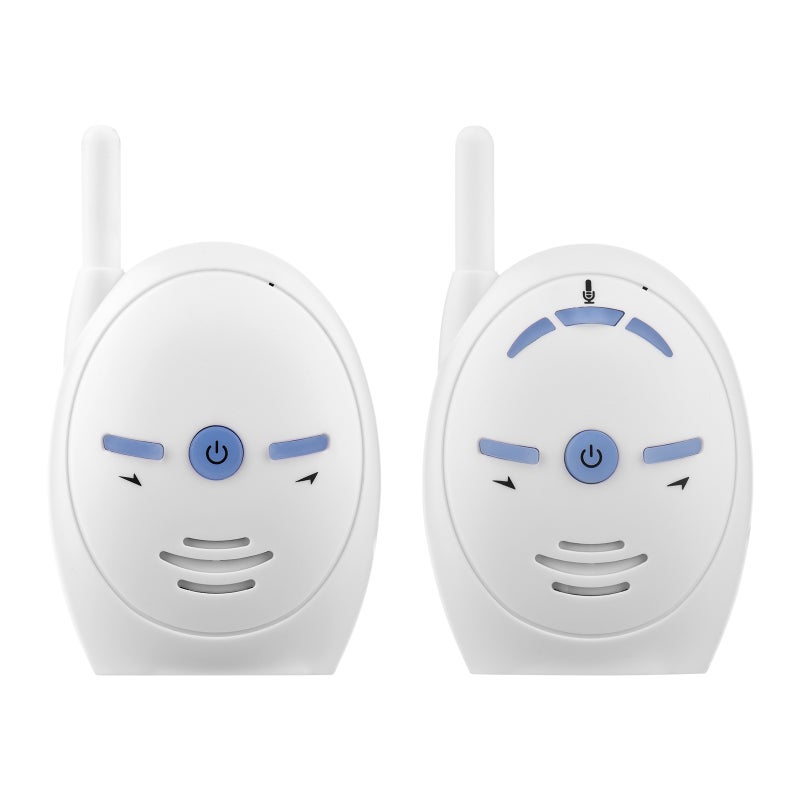 2.4G Wireless Audio Baby Monitor Max. 200M Transmission Range Built-in Microphone Speaker Two-Way Talk Audio Mnitoring Dual Power Supply Ways - Image 1
