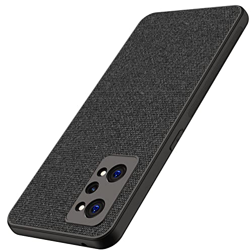 KAPA Polycarbonate Soft Full Fabric Protective Back Case Cover for Realme Gt Neo 3T and Gt Neo 2 (Black) - Image 1