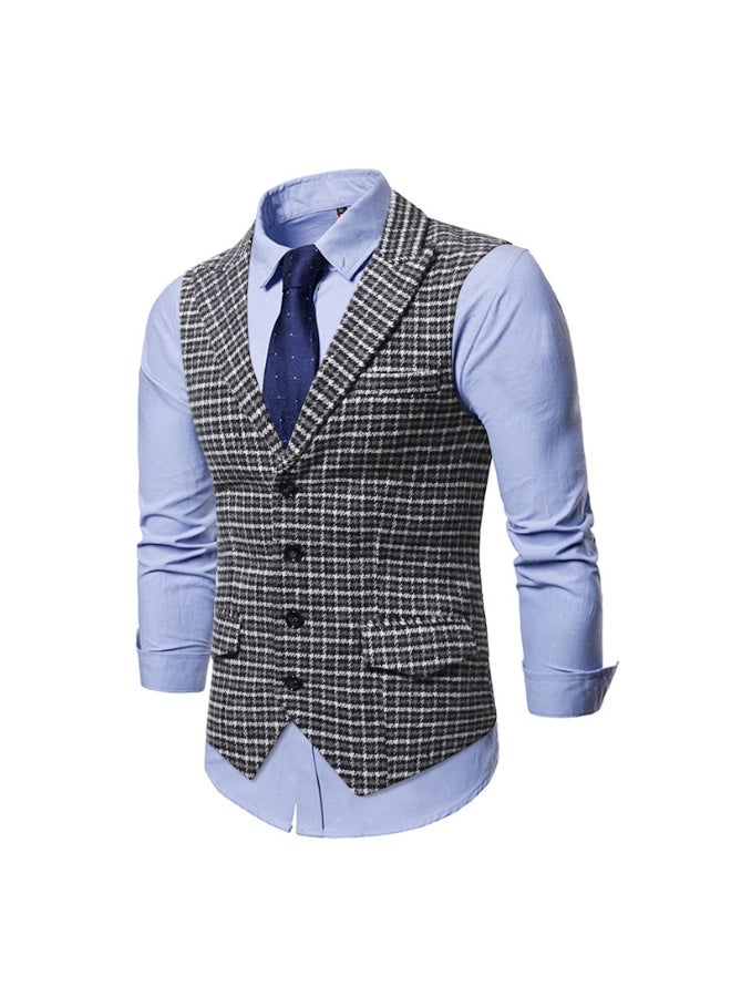 Shougu New Fashionable Casual Men's Suit Vest  - Image 1