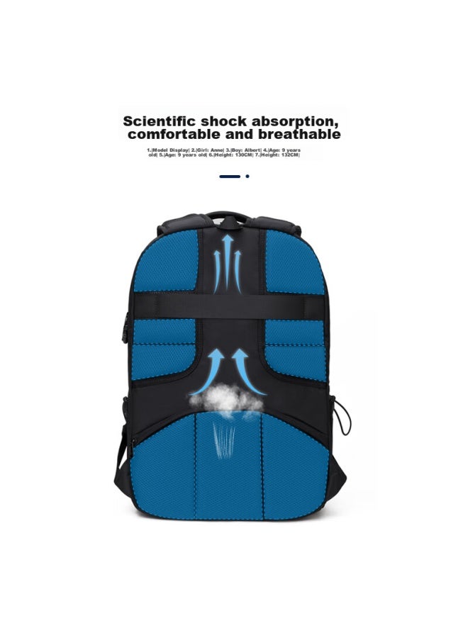 Slazenger Men's Large Capacity Backpack, Outdoor Travel Bag, Commuter Business Laptop Bag, Student Schoolbag, Business Casual Backpack - Image 5