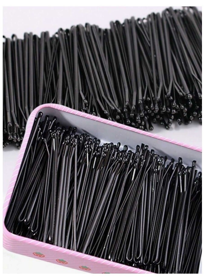 Black Hair Pins, Black Hair Clips, Black Hair Pins, 50 Pieces of Hair Fixing Clips, U-Shaped Hair Clip, Black Color Hairpins, Hair Clips Small in Black Color for Hair Fixing, Black Hairpin, Black Hair Clip, Black Hair Pin, Black Hair Screws, Black Hair Pins - Image 4