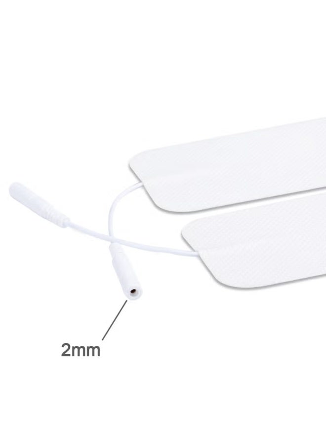 TEXSENDA 20-Pack Of 5 X 5 Cm Self-Adhesive Replacement Tens Electrode Pads. Wire Size 2.0mm. - Image 4