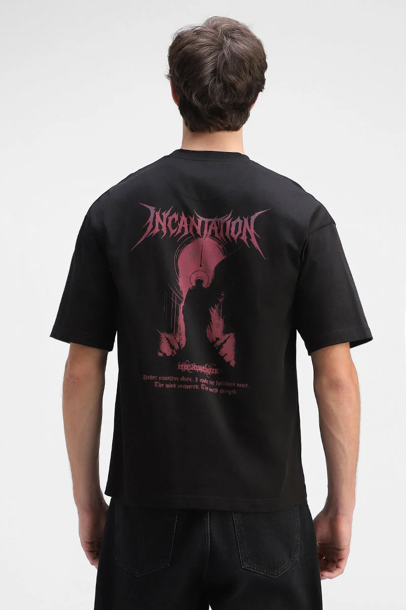 Snitch  Incanation Box Fit 100% Cotton T-Shirt for Men | Best Price UAE