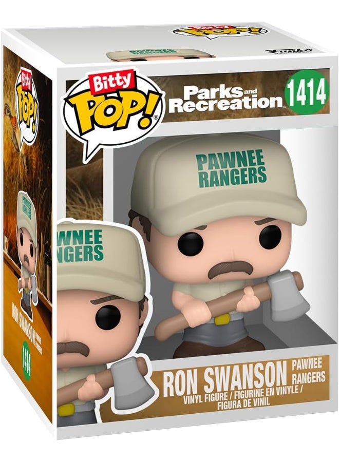 Funko Bitty Pop!: Parks and Recreation Mini Collectible Toys 4-Pack - Andy as Princess Rainbow Sparkle, Duke Silver, April Ludgate, & Mystery Chase Figure (Styles May Vary) - Image 3