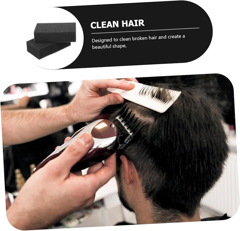 5 قطع إسفنج فرشاة الشعر للحلاقين، أداة تنظيف متينة مع قبضة مريحة للحلاقة وتصفيف الشعر - Image 5