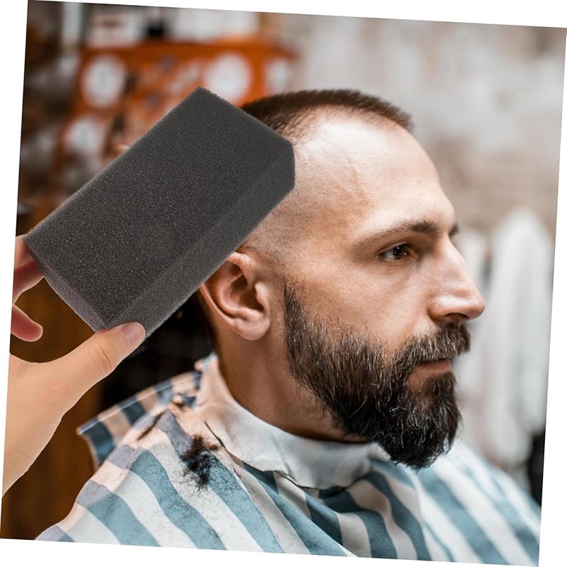 5 قطع إسفنج فرشاة الشعر للحلاقين، أداة تنظيف متينة مع قبضة مريحة للحلاقة وتصفيف الشعر - Image 3