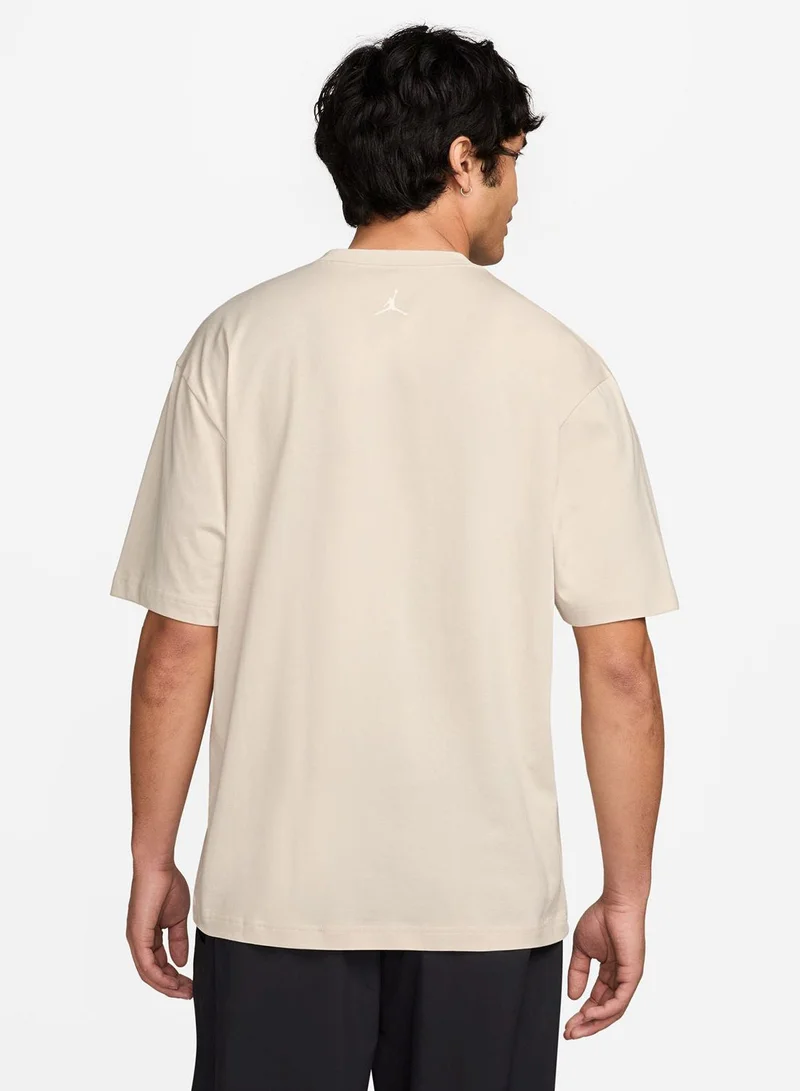 Jordan M J Brk Mg Fill Ss Crew