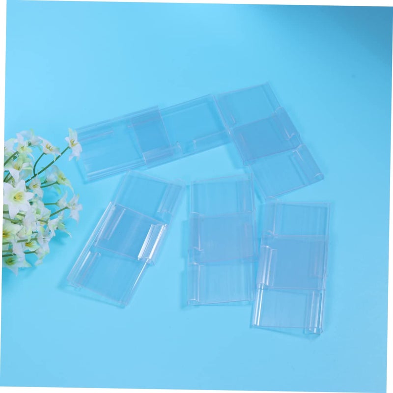 علامات أرفف بلاستيكية من PVC 50 قطعة، سهلة التركيب بمقاس 40x60 مم للمتاجر والسوبرماركت - Image 5