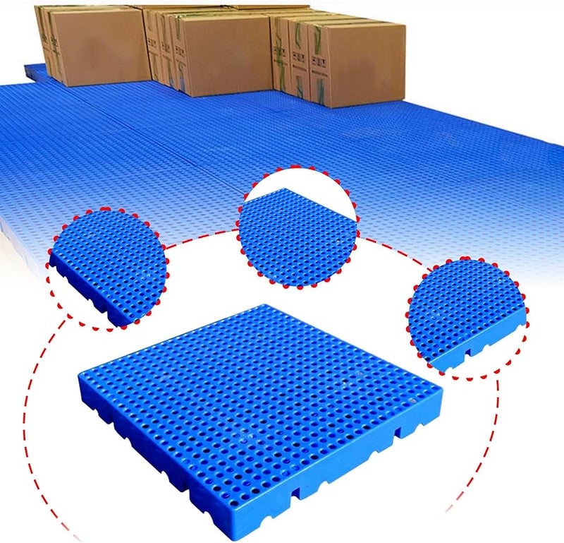 حجم متوسط منصة بلاستيكية مهواة قابلة للتكديس مقاومة للماء شبكية لتخزين قبو الحديقة - Image 3