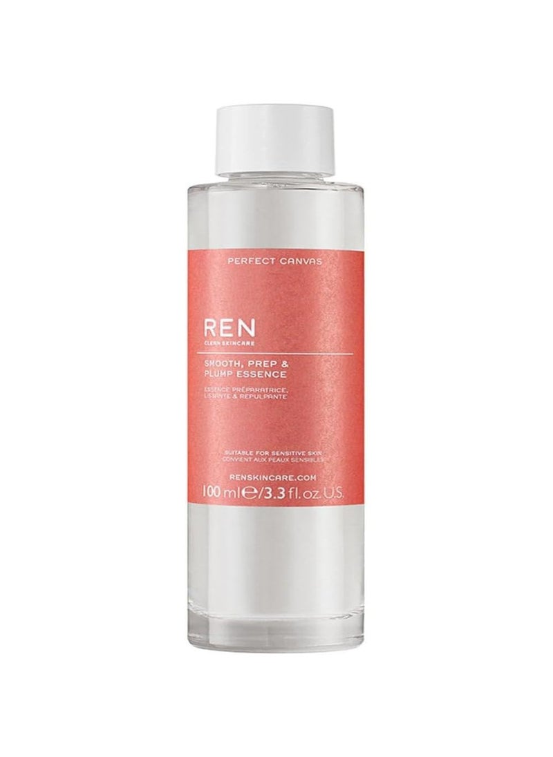 REN CLEAN SKINCARE - REN Clean Skincare Perfect Canvas Smooth, Prep & Plump Essence | Smooth & Plump Skin | Strengthen Skin Barrier | Prepare Skin | Protect Skin, Pack of 1 - Image 1