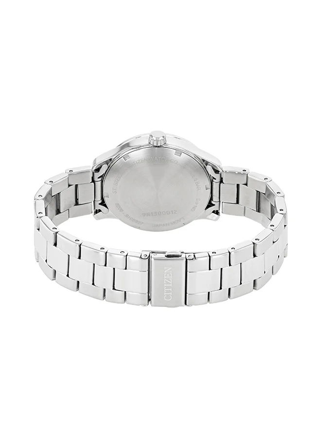 CITIZEN Men's Stainless Steel Strap Mechanical Day & Date Watch NH8350-83E - 40 mm