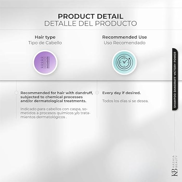 Kashia Beauty Dandruff Victory Power Shampoo 10.1 oz – Anti-Dandruff Deep Cleansing & Hydration – Soothes Scalp Irritation Itchiness & Flaking – Refreshing Daily Hair Cleanser - Image 4