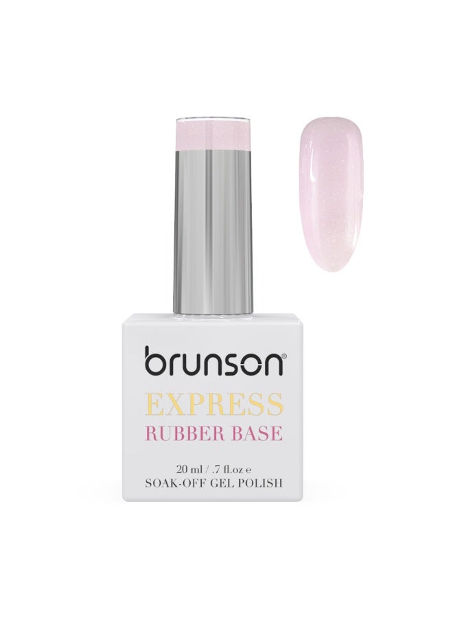 Rubber Base Gel Nail Polish 20Ml - French Rubber Base Coat Long-Lasting, Durable And Chip-Resistant Nail Strengthener Gel Nail Polish Base Coat For Manicure And Pedicure