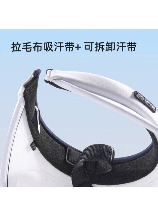 Vvc Cheng Yi Recommended Sun Protection Sun Hat With Face Shield Uv Protection Sun Hat For Women With Wide Brim/simple White - Image 2