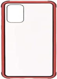 Generic Plastic Phone Case With Silicone Protection Edges And Classic Design Compatible With Samsung Galaxy S11 - Black Red