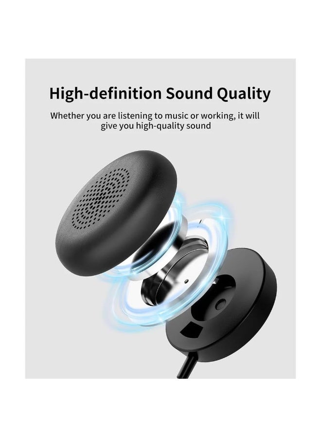 onikuma X81 Gaming Headset with Microphone – Professional Over-Ear Wired Computer Headphones, Noise Cancelling, LED Light, Surround Sound - Image 2