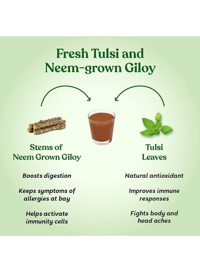 Kapiva عصير كابيفا من تولسي البري | تولسي طازج وجيلوي مزروع بالنيم لدعم صحة المناعة - Image 5