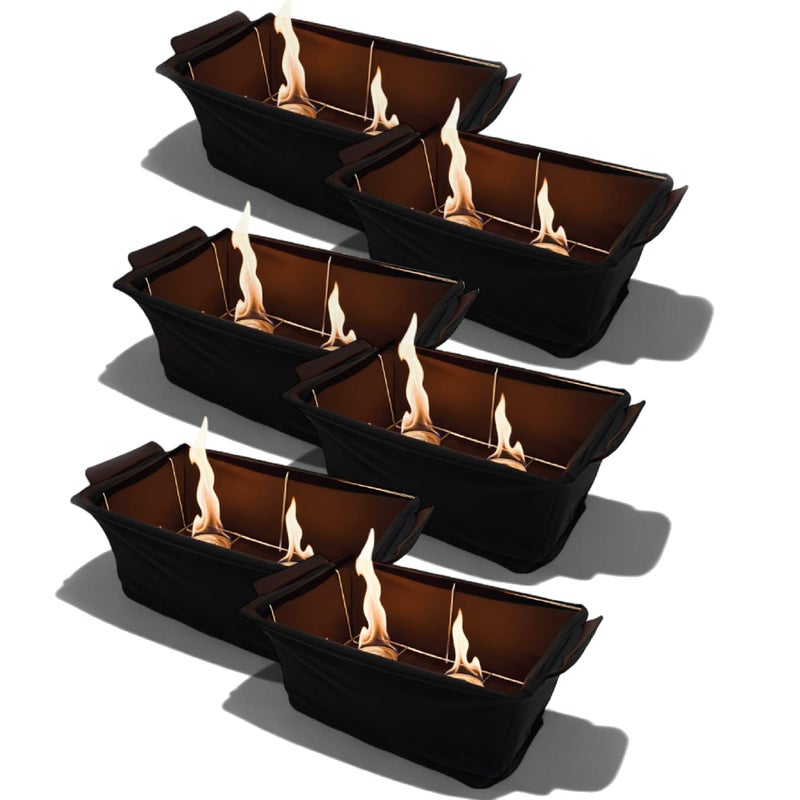 Alpha Living Chafer Wind Guard 6Pack Wind Blocker for 20 x 12 x 65In Disposable Chafing Dish Rack Durable Fabric Dish Racks Windcover Reusable and Easy Fit Catering Supplies Buffet Display - Image 2