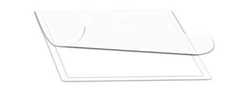Oregon Lamination Heat Activated Business Card Laminating Pouches 5 Mil 2-1/4 x 3-3/4 [pk of 100] 57mm x 95mm and 125 microns Thick for up to 2” x 3.5” Inserts, Glossy - Image 1