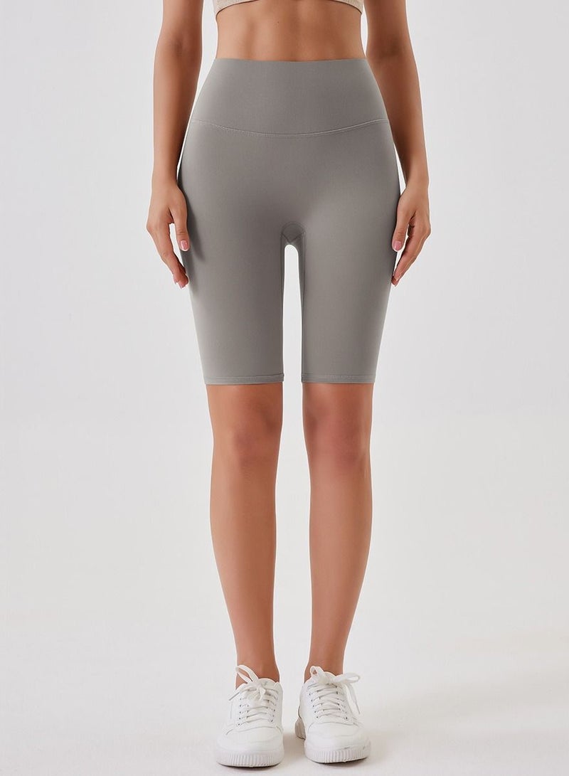 Loquat Yoga Tight Fitting Stretch Soft Pants Grey  - Image 1