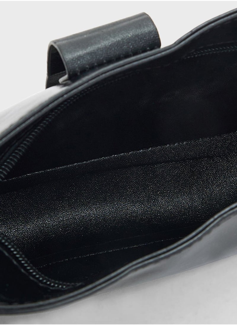 Ginger - Baguette Bag With Buckle Detail - Image 1
