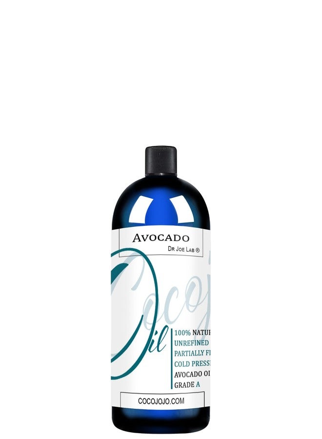 cocojojo AVOCADO OIL - Cold Pressed Partially Filtered 8 oz Pure Seed Oil Extra Virgin Unrefined Moisturizer - Image 1