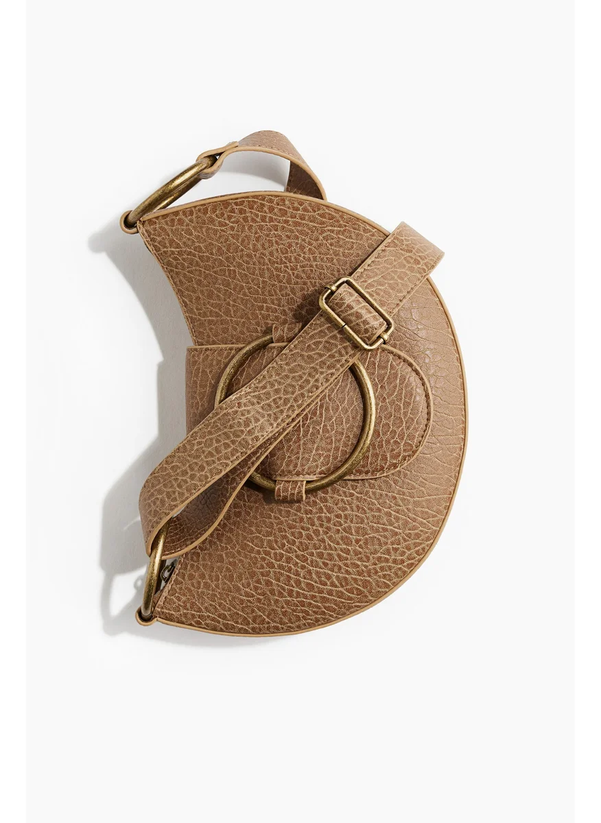 H&M Buckle-Detail Shoulder Bag