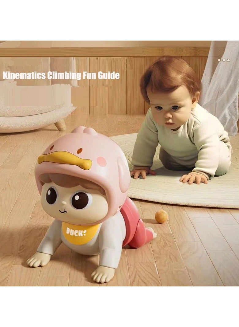 AROAQ Crawling Baby Toys 6 to 12 Months, Toddler Musical Toys, Baby Toys 0-6 Months Tummy Time Learning Educational Toy with Light & Sound, Birthday Toy for Infant Toddler Baby Toys 12-18 Months - Image 1