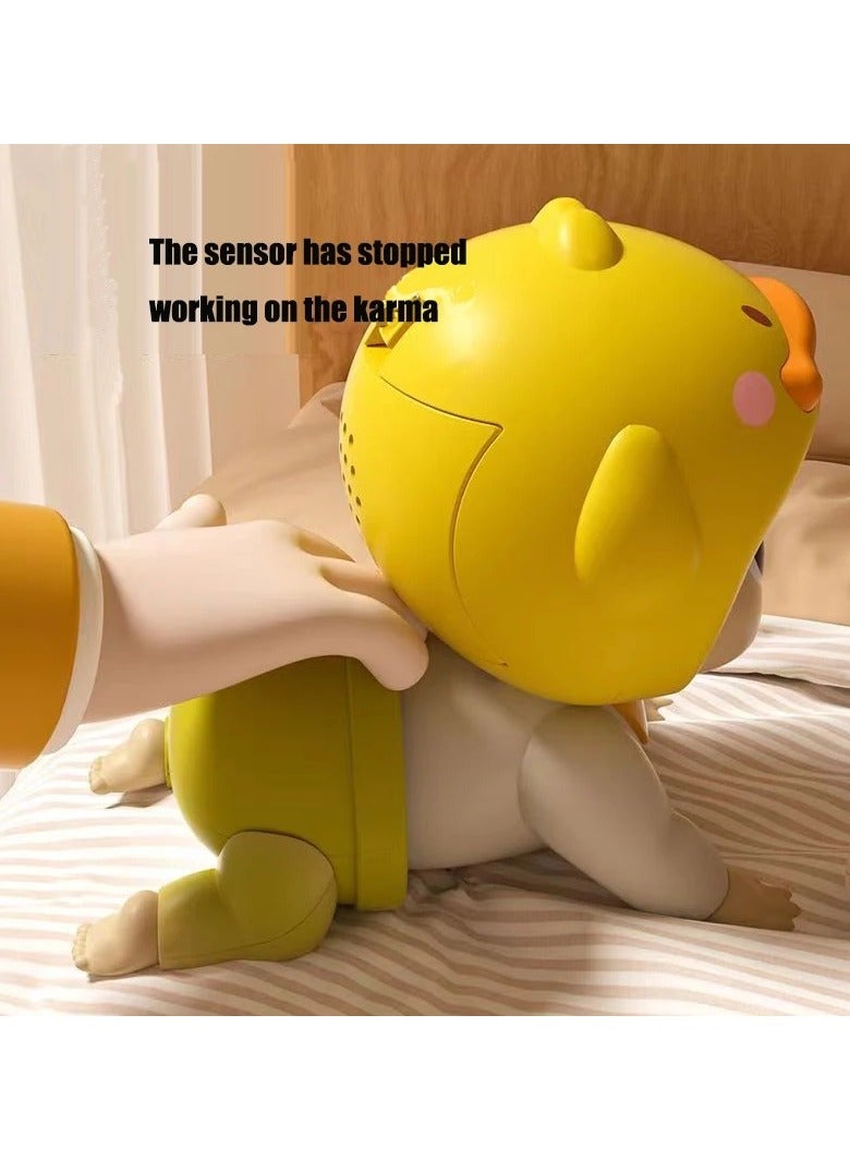 AROAQ Crawling Baby Toys 6 to 12 Months, Toddler Musical Toys, Baby Toys 0-6 Months Tummy Time Learning Educational Toy with Light & Sound, Birthday Toy for Infant Toddler Baby Toys 12-18 Months - Image 2