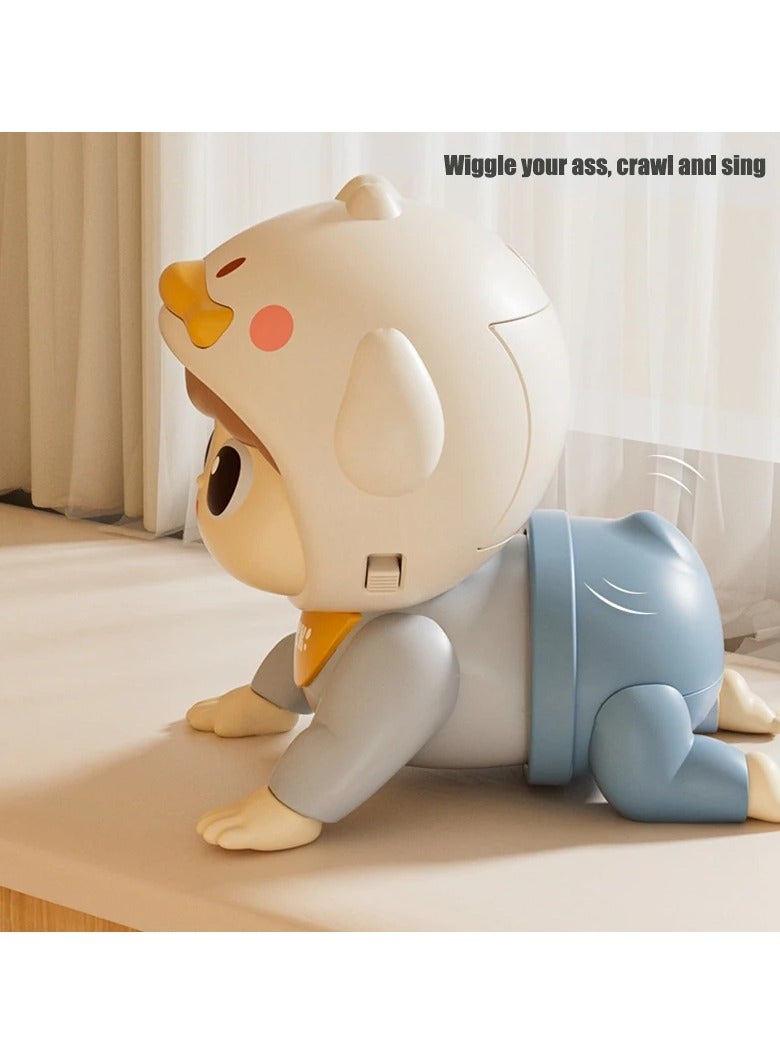 AROAQ Crawling Baby Toys 6 to 12 Months, Toddler Musical Toys, Baby Toys 0-6 Months Tummy Time Learning Educational Toy with Light & Sound, Birthday Toy for Infant Toddler Baby Toys 12-18 Months - Image 4