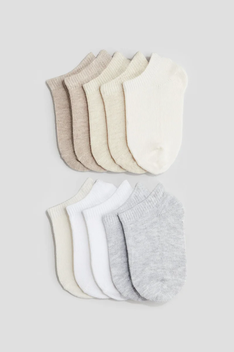 H&M 10-pack shaftless socks