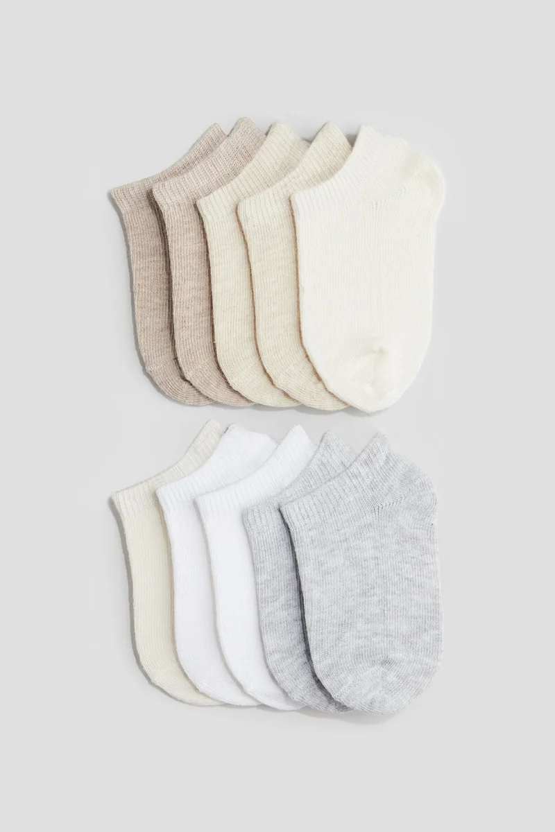 H&M 10-pack shaftless socks