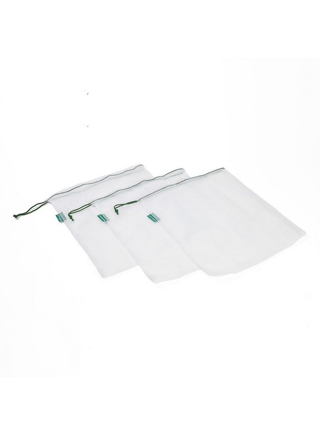 Earthwise Reusable Mesh Produce Bags - Washable Set of 9 Premium Bags, TRANSPARENT Lightweight, Strong SEE-THROUGH Mesh for shopping, transporting and storing fruits and veggies. - Image 1