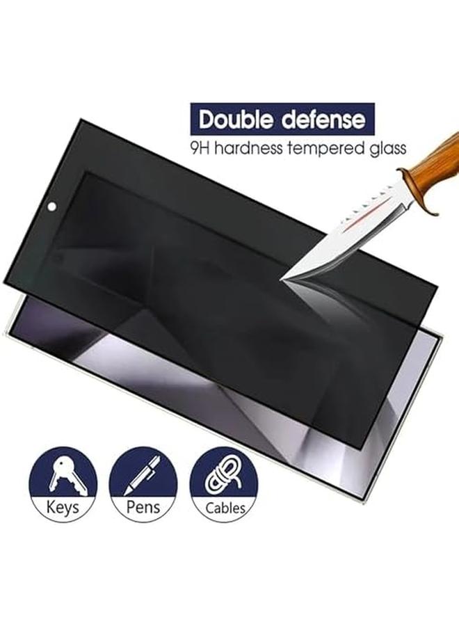 erorex 2 Plus 2Pcs Compatible With Samaung S24 Plus Privacy Screen Protector And Camera Protection Anti Spyfull Covered 9H Hardness Smooth Touch No Bubble S24 Plus  - Image 3