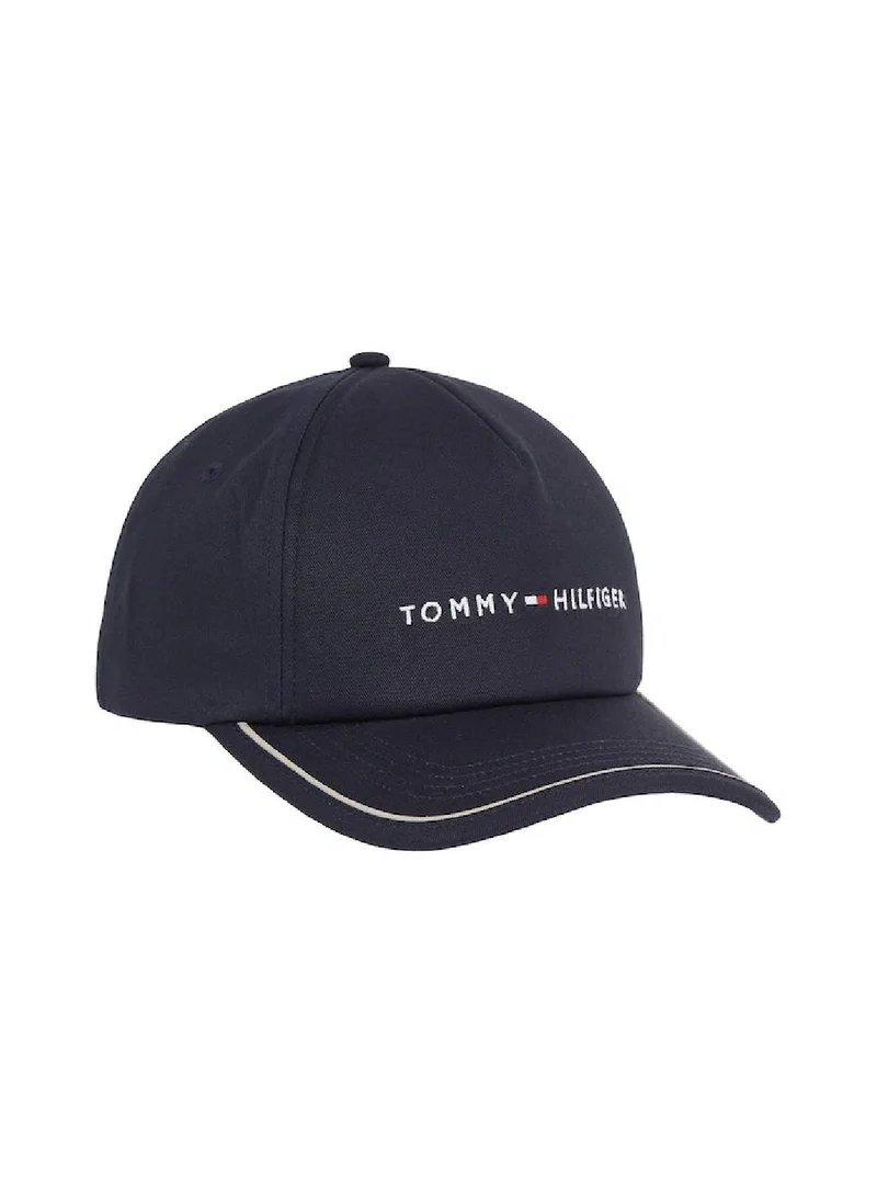 TOMMY HILFIGER Men's Soft Logo Baseball Cap -  Pure organic cotton, Blue