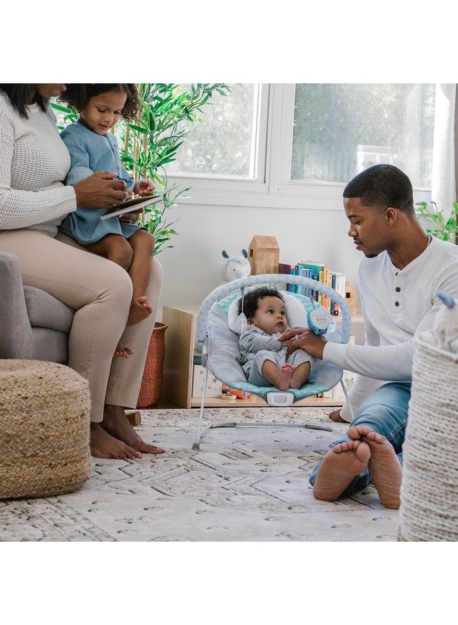 إنجنيونتي مقعد هزاز فاخر للأطفال من إنجينيويتي إيتي باونسيتي باونس، مناسب للأطفال من عمر 0 إلى 6 أشهر حتى وزن 20 رطلاً (جوجي) - Image 2