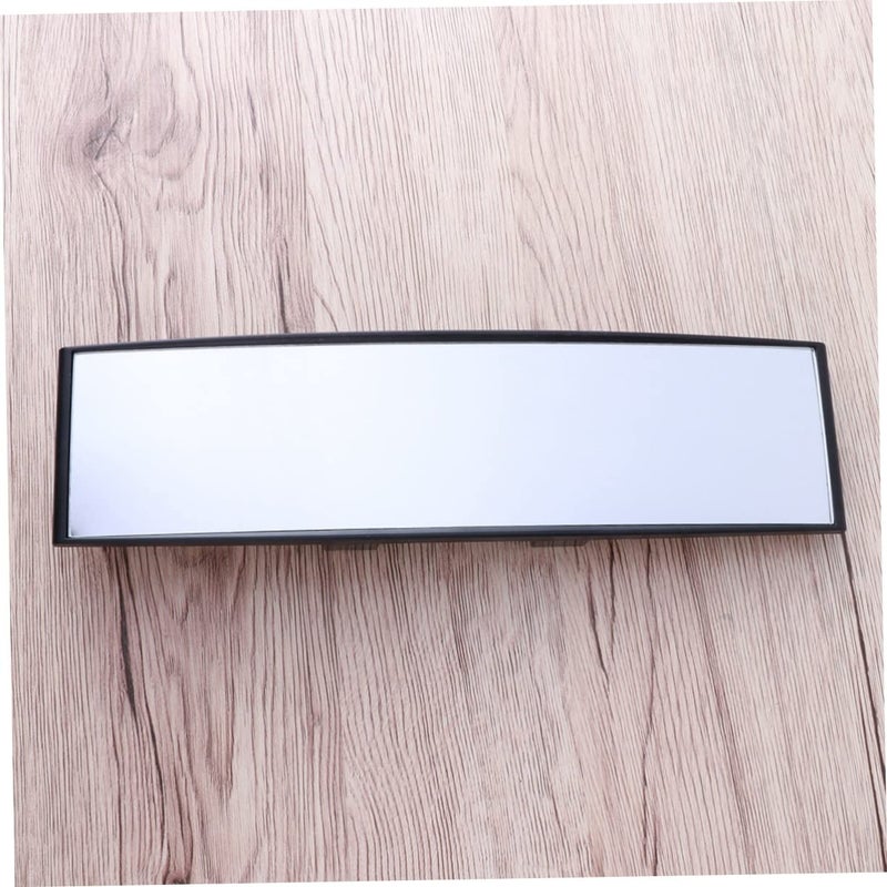 Wide Angle Curved Rear View Mirror Interior Replacement Car White Universal Fit - Image 5